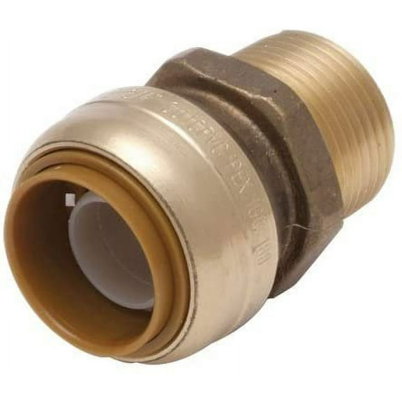 SharkBite U138LFA -Inch x -Inch Push-to-Connect X MNPT Bullnose Male Connector