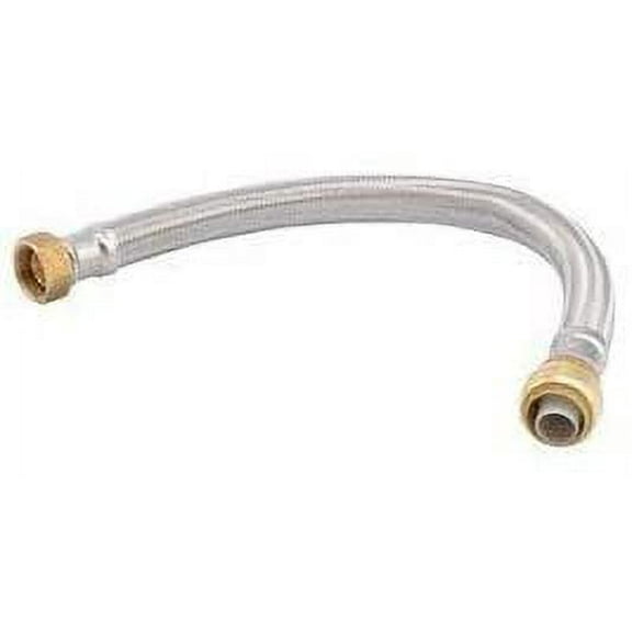 SharkBite U3088FLEX18LF Flexible Hose Assembly, 3/4 In, 18 In L, Pack of 10