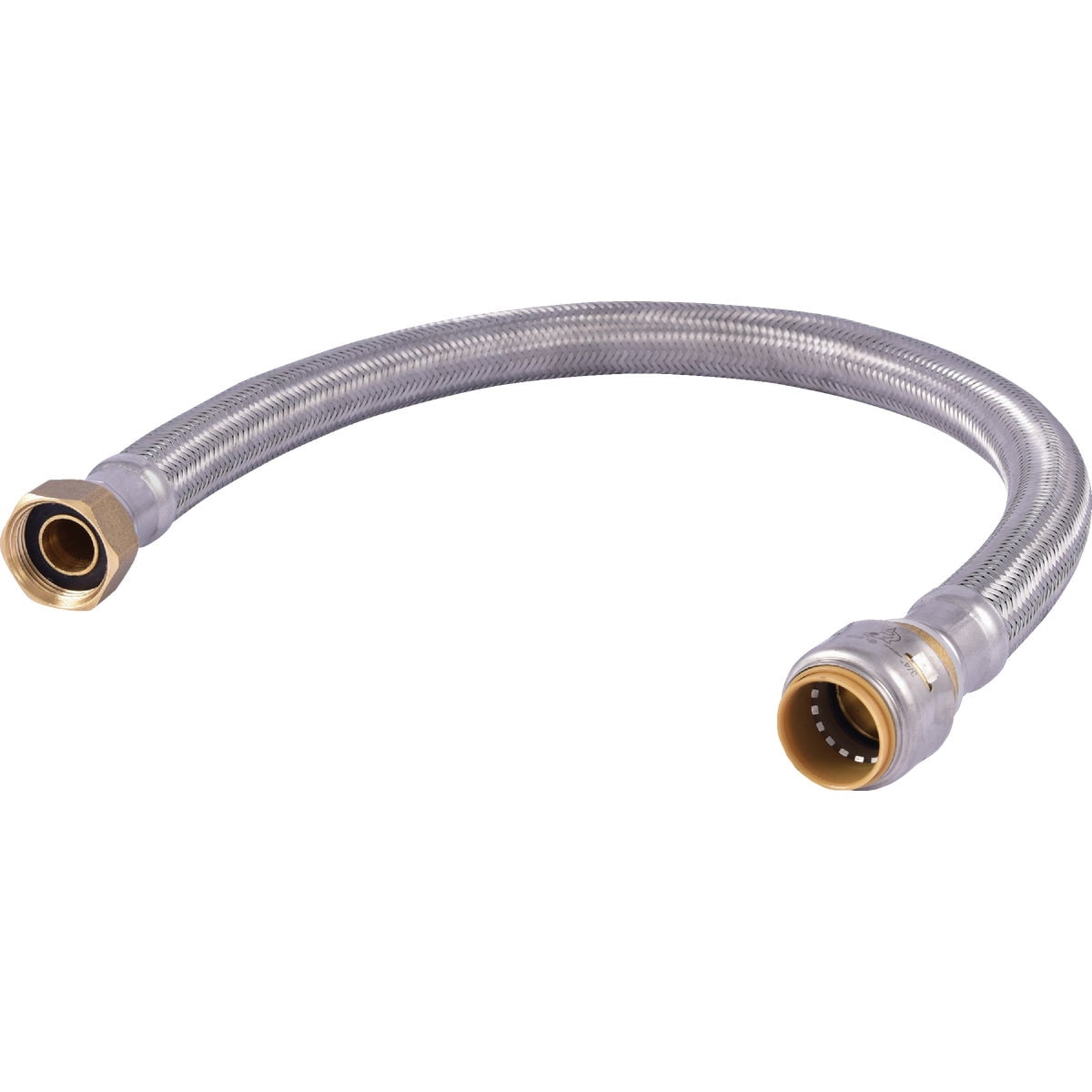 SharkBite Flexible Hose Assembly - 3/4 In Inlet/Outlet, 24 In Length — Garden & Landscape Use, Standard Connection