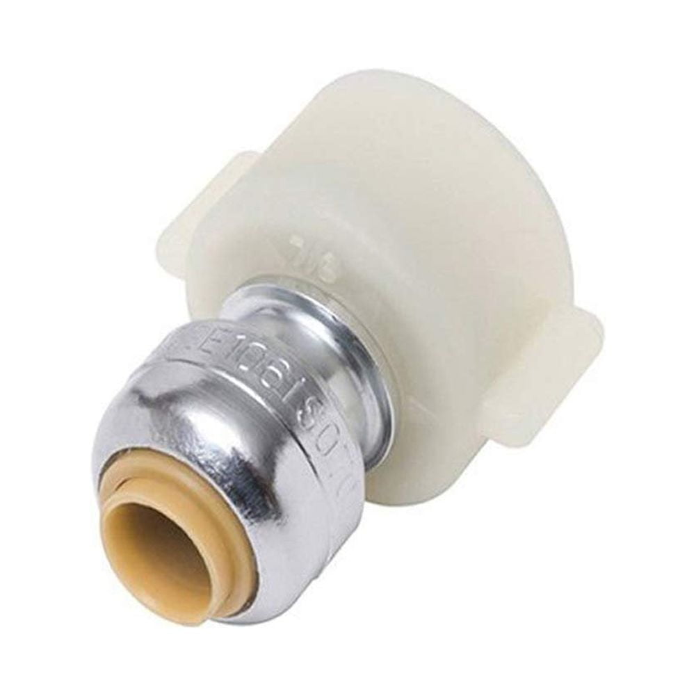 SharkBite U3525LFA Faucet Connector Valve, 1/4 inch 3/8 inch OD x 1/2
