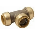 thumbnail image 1 of SharkBite U374LFA Lead Free Brass Push-To-Connect Tee, 1" x 1" x1", Each, 1 of 1