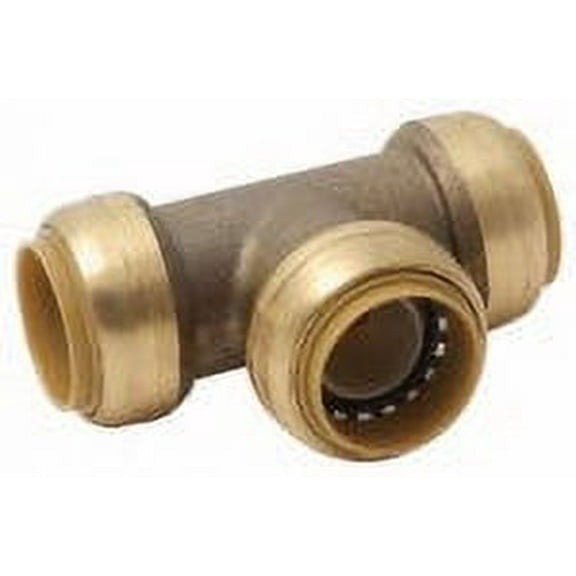 SharkBite U374LFA Lead Free Brass Push-To-Connect Tee, 1" x 1" x1", Each