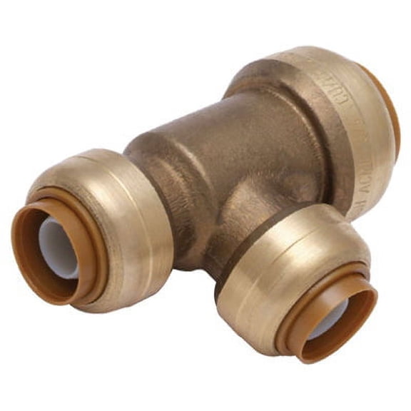 SharkBite U454LFA Lead Free Reducing Tee, 3/4" x 1/2" x 1/2", Each