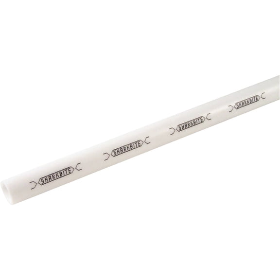 SharkBite U855W5 Potable Water Pex Tubing, 3/8-Inch 1/2 O.D. x 5 ft, White
