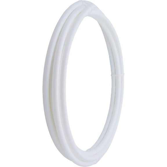 SharkBite U860W25 PEX Pipe 1/2 Inch, White, Flexible Water Pipe Tubing, Potable Water, Push-to-Connect Plumbing Fittings, 25 Feet Coil of Piping