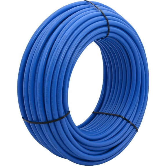 SharkBite U870B300 PEX Pipe 3/4 Inch, Blue, Flexible Water Pipe Tubing, Potable Water, Push-to-Connect Plumbing Fittings, 300 Feet Coil of Piping
