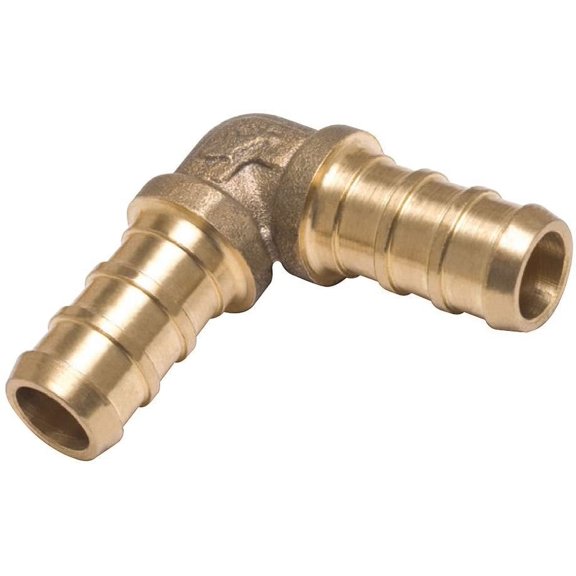 SharkBite Brass Push Elbow Plumbing Fitting - 3/8-Inch x 3/8-Inch