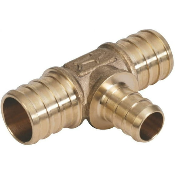 SharkBite UC412LFA 3/4-Inch by 3/4-Inch by 1/2-Inch PEX Barb Reducing Tee Retail Packaging