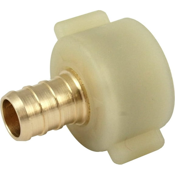 SharkBite UC528LFA 1/2-Inch by 7/8-Inch PEX Barb Straight Swivel Toilet Connector Retail Packaging