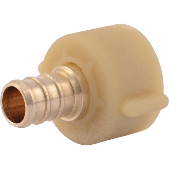 SharkBite UC528LFA 1/2-Inch by 7/8-Inch PEX Barb Straight Swivel Toilet Connector Retail Packaging