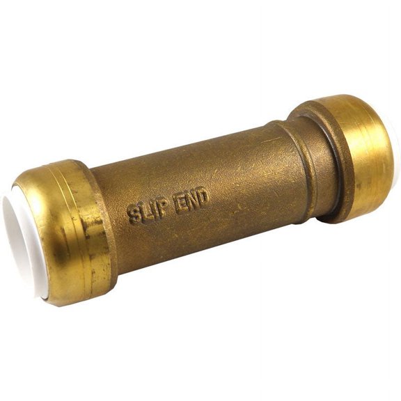 SharkBite UIP3016A Push-To-Connect PVC Slip Repair Coupling, 3/4" x 3/4", Each