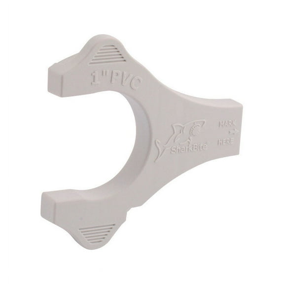 SharkBite UIP714A Gauge and Disconnect Clip, 1 in, PVC, White