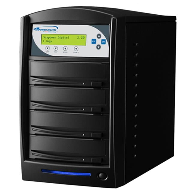 SharkCopier 1 to 3 Target Network DVD CD Disc Duplicator Tower with