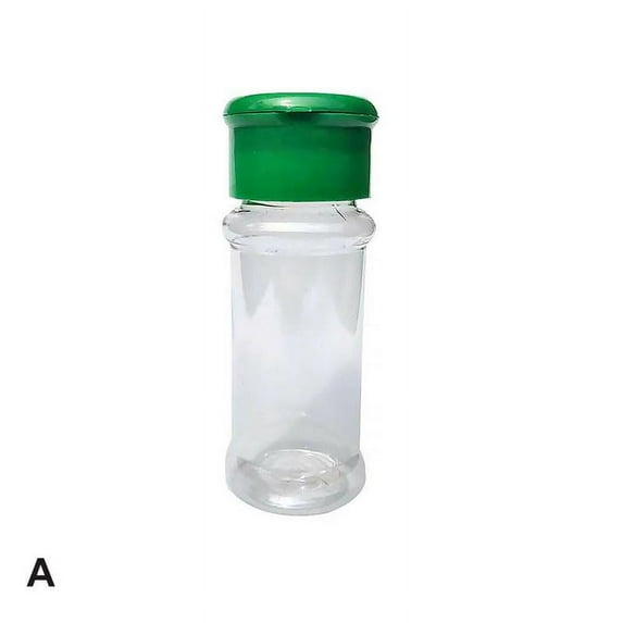 SharkTRUE 100ml Salt and Pepper Shakers Set Salt and Pepper Pots Spice Jars Can Storage Plastic for K Bottles Spice Spice