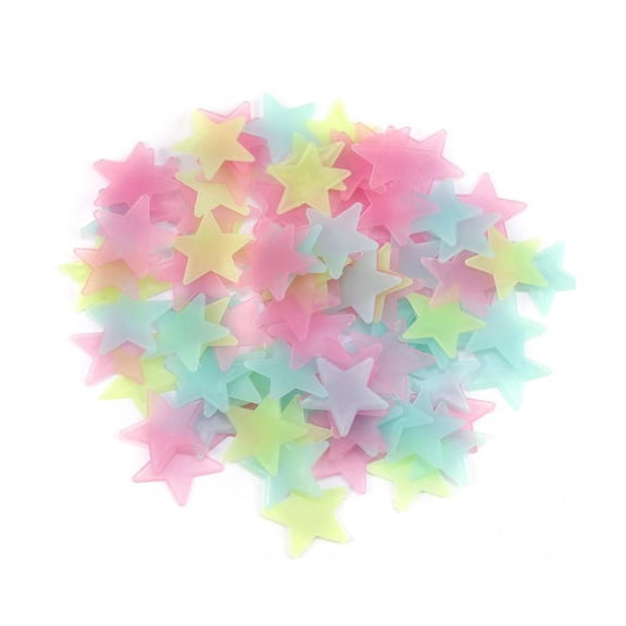 SharkTRUE 200 Pcs 3D Wall Glow In The Dark Stars Stickers Kids Room DIY Home Decor