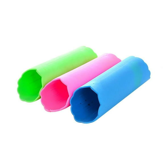 SharkTRUE 3 Packs Garlic Peeler Skin Remover Roller Keeper with Best Silicone Tube Roller Garlic Peeling Kitchen Tool (Random Color