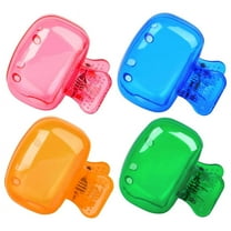 SharkTRUE 8 Packs Travel Toothbrush Head Covers Toothbrush Protector Cap Brush Pod Case Protective Portable Plastic Clip for Household Travel, Bathroom, School, Camping, Business