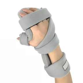 SharkTRUE Adjustable Right Hand Wrist Splint Brace for Night, Finger Support, Stabilizing Immobilizer, Breathable Comfort