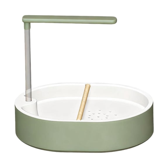 SharkTRUE Automatic Bird Bath with USBPowered Water Circulation, ChewResistant ABS Plastic Birdbath for Outdoor Garden, Hygienic & EasyClean Design with AntiSpill Rim