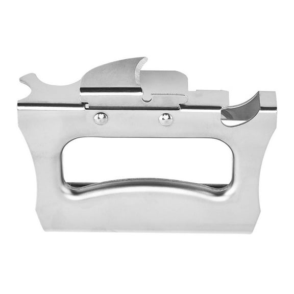 SharkTRUE Can Opener Manual,2 in 1 Hand Held Can Opener with Bottle Opener,Heavy Duty Stainless Steel Bottle Opener,Smooth Edge Can Opener for Home Kitchen