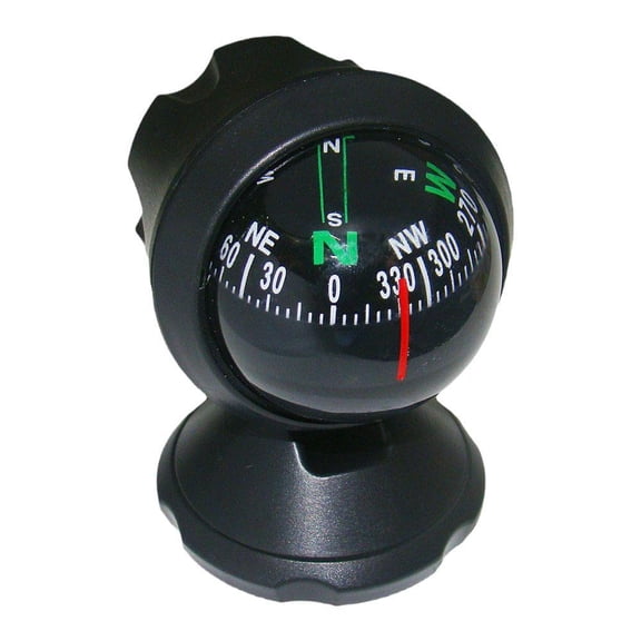 SharkTRUE Car Dashboard Automotive ABS Ball Compasses Adjustable Angle Portable Direction Navigation Interior Accessories Decor for Car, SUV, Truck, RV, Camping & Outdoor Travel