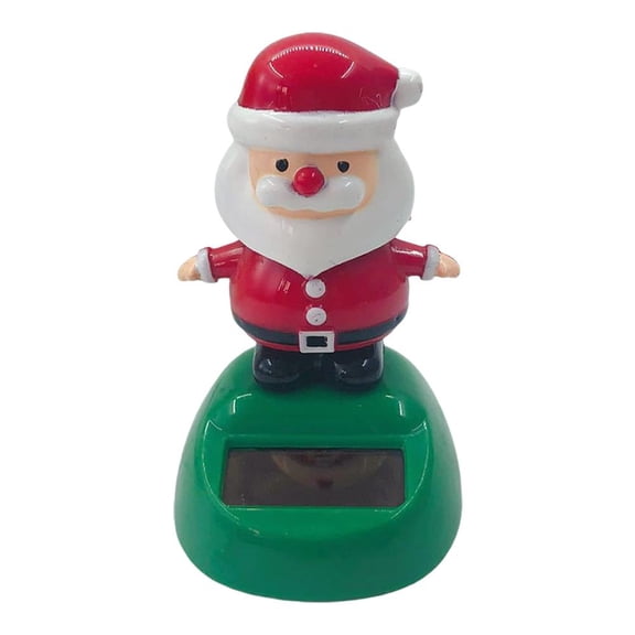 SharkTRUE Christmas Solar Powered Dancing Toy,Christmas Car Decoration,Car Dashboard Bobblehead, Car Decor, Solar Dancing Statues for Window and Kitchen Decoration, Christmas (D)