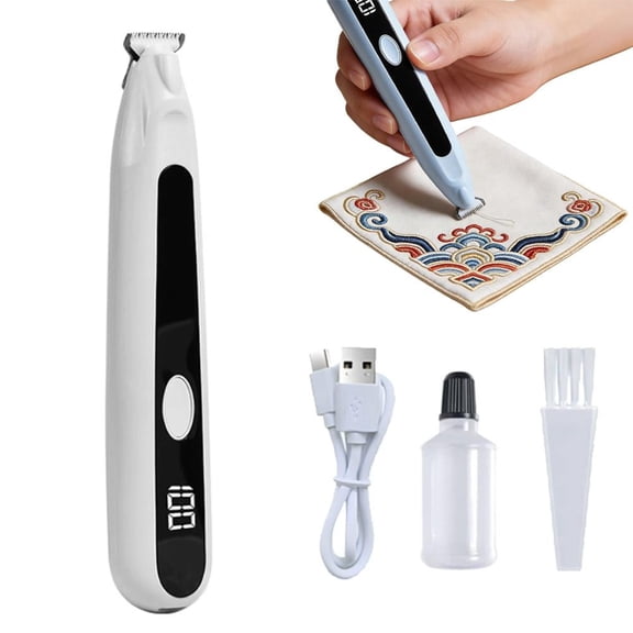 SharkTRUE Cordless Electric Seam Ripper with USB-C Charging – Thread Trimming Tool for Embroidery, Quilting & Sewing, ABS Ergonomic