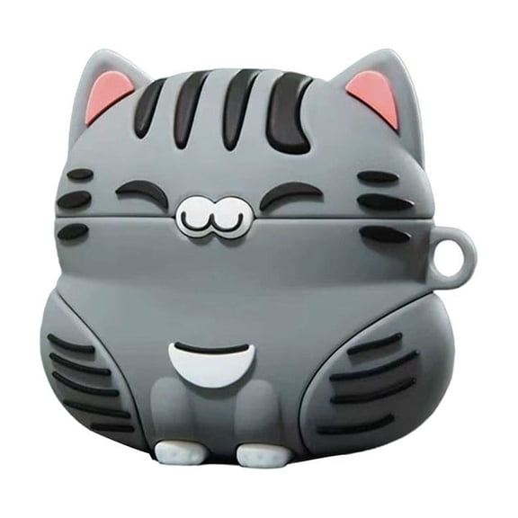SharkTRUE Cute Cartoon D Cat Design Earbuds Case for Airpods proDH FV NP M