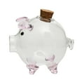 thumbnail image 1 of SharkTRUE Cute Shaped Glass Piggy Bank Cash Coin Gold B7E5 Ornament Decor Savings Gift, 1 of 9