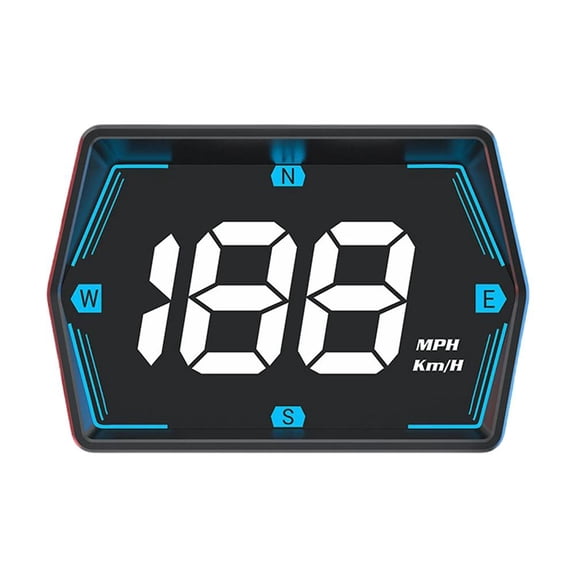 SharkTRUE Digital Car HUD GPS Speedometer Head Up Display MPH Overspeed Alarm GB O
