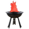 thumbnail image 1 of SharkTRUE Electric Campfire Decoration - Fake Artificial Fire Cauldron with LED Lights, Campfire Lamp Realistic Flame Prop Halloween Outdoor & Indoor Decoration, 1 of 9