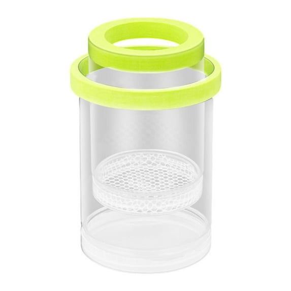 SharkTRUE Fish Tank Breeder Box, Plastic Floating Fish Isolation Box & Aquarium Breeder Feeder, 3.04 x 3.04 Tran-sparent Multifunctional Incubator for Small Fish, Betta, Shrimp, Clownfish & Guppy