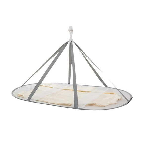 SharkTRUE Folding Mesh Sweater Drying Rack, Flat Mesh Clothes Hanging Dryer Clothes Drying Rack for T-Shirt,Swimsuit,Sweater