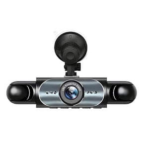 SharkTRUE Full View Car Dashcam System, Channel Dash, P Full HD Recording Car Dash Camera System with GB SD Card, Parking Mode, G, PlugPower for Taxi, Fleet, and Family Vehicles