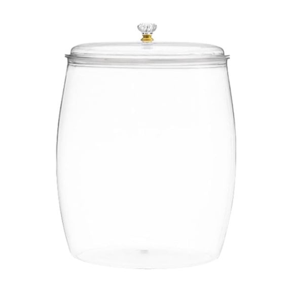 SharkTRUE Gallon Plastic jars Cookie Jar & Candy Jar with Lid Large Food Storage jar