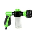 thumbnail image 1 of SharkTRUE Garden Hose Foam Sprayer, High Pressure Water Hose Nozzle with Soap Dispenser Bottle, Dog Hose Shower Outdoor, Pressure Hose Nozzle for Car Washing Pets Shower Plants Watering, 1 of 9