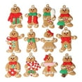 thumbnail image 1 of SharkTRUE Gingerbread Man Christmas Ornaments Cute Xmas Tree Hanging Pendants Decorations Funny Decor Cookie Holiday Shape, 1 of 9