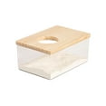 thumbnail image 1 of SharkTRUE Hamster Golden Bear Sand Bath Box Acrylic Toilet Sand Urine Large Sand Basin Bath Dual-Purpose Chinchilla, 1 of 9
