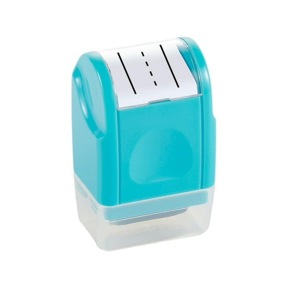 SharkTRUE Handwriting Practice Roller Stamp (Reusable) - Dashed Line & Sentence Strips for Kids, Teacher-Approved Classroom Tool - No-Mess Self Inking Learning Aid