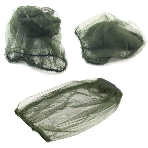 SharkTRUE Head Net Mesh, Mosquito Head Net,Bug Net Face Netting For Mosquitoes Bugs,Spacious Works Comes Net Over Hats Most Room