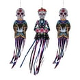 thumbnail image 1 of SharkTRUE Large Day of The Dead Decorations,Hanging Sugar Skull Decor with Foil Fringe,Dia De Los Muertos Decorations for Mexican Fiesta Halloween Day of The Dead Indoor & Outdoor, 1 of 9