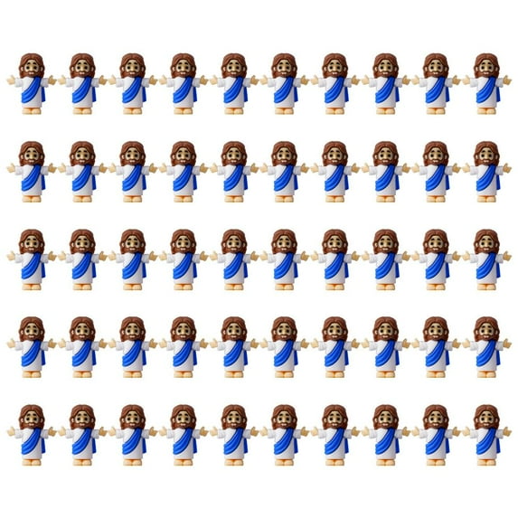 SharkTRUE Little Figures Original Design Mini Toys, Multicolor Tiny Figures, Hide and Seek Sunday School Religious Easter Party Favors Gift (Orange)