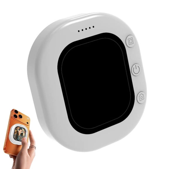 SharkTRUE Magnetic Phone Selfie Monitor, 2.01" HD Rear Camera Display with Remote Shutter, Wired/Wireless