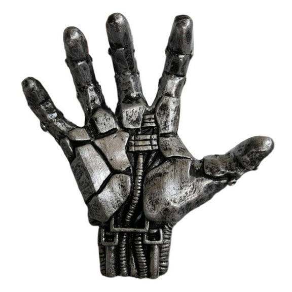 SharkTRUE Mechanical Hand Ball Holder,Resin Basketball Soccer Football Display Mount, Sports Fan Wall Decor Art Sculpture, Decorative Shelf Stand