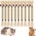 thumbnail image 1 of SharkTRUE 10Pcs Natural Silvervine Dental Sticks for Cats, Natural Cat Chews for Dental Health, Catnip Alternative Chew Toys, 1 of 8