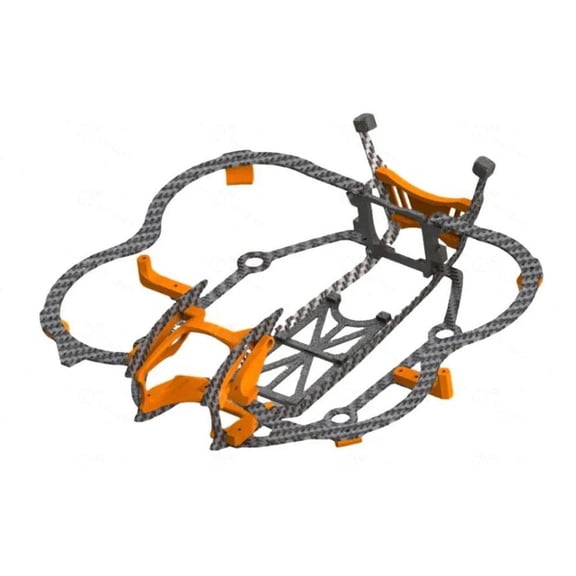 SharkTRUE For NeoCarbon Fiber Protective Frame KitLightweight Impact Resistant Cover with Gimbal & Propeller Guards,Carbon Fiber Armored Protective Cover NEO Drone Accessories