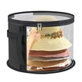 thumbnail image 1 of SharkTRUE Oversized Clear Hat Storage Bag for Women, Cowboy Hat Box Holds up to 7 Caps Cowboy Hat Organizer for Closet, Wide Brims Hat Storage Box with Carrying Handles for Men and Women Hat, 1 of 9