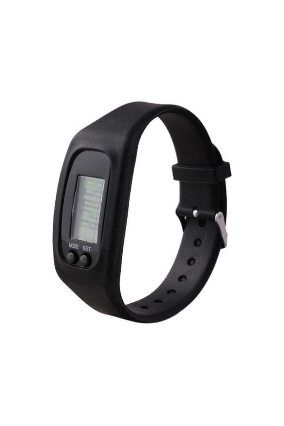 Pedometer Watch with LCD Display Simple Walking Digital Fitness Z7F6 Band Counter Step Wrist