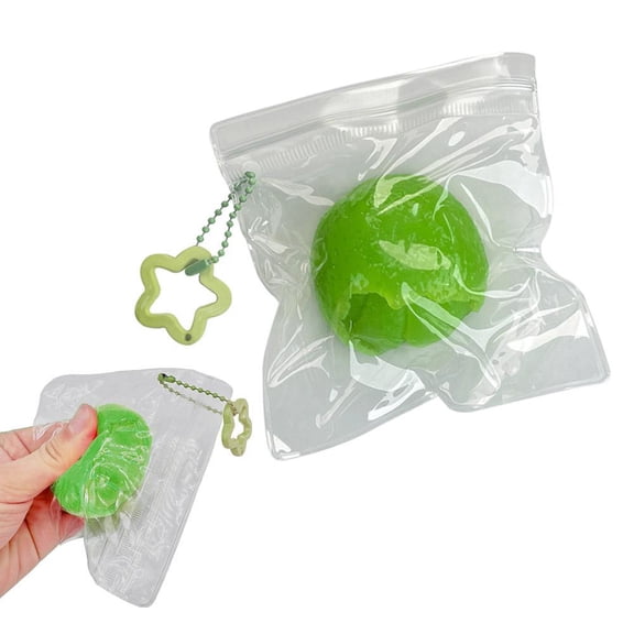 SharkTRUE Peelable with Keychain, Stress Relief Soft Simulation Sensory Novelty Toys, Fidget Foo Fruit
