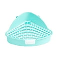 thumbnail image 1 of SharkTRUE Rabbit Litter Tray Toilet Animal Potty Trainer Bunnies Corner Toilet Box For Ferret Guinea E9f4 Bo Hamster Dragon Toilet, 1 of 9